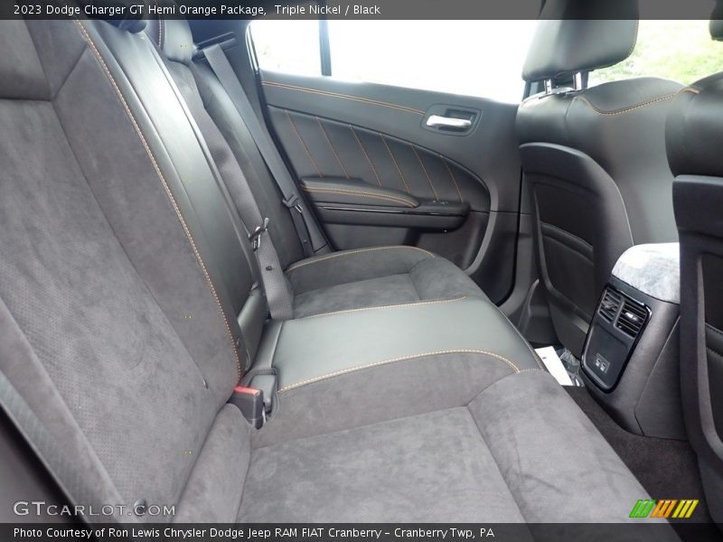Triple Nickel / Black 2023 Dodge Charger GT Hemi Orange Package