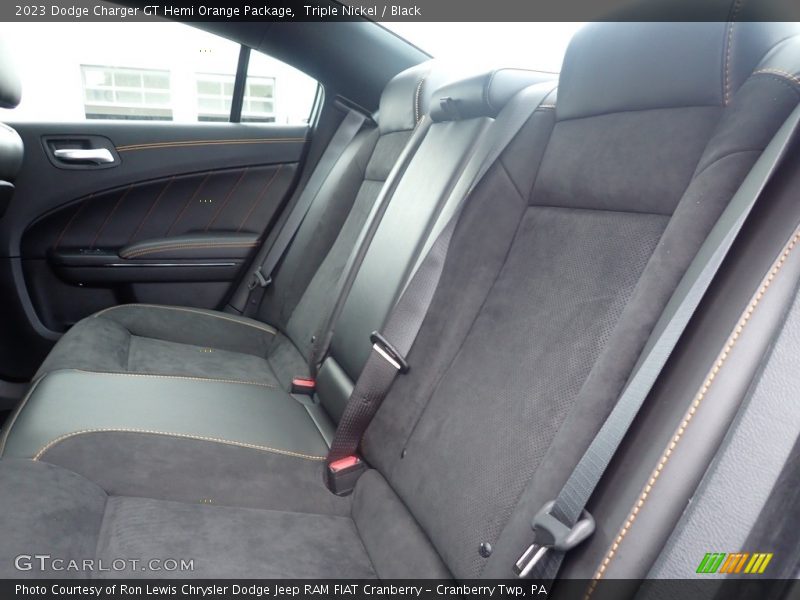 Triple Nickel / Black 2023 Dodge Charger GT Hemi Orange Package