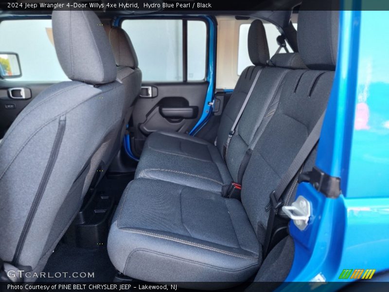 Hydro Blue Pearl / Black 2024 Jeep Wrangler 4-Door Willys 4xe Hybrid
