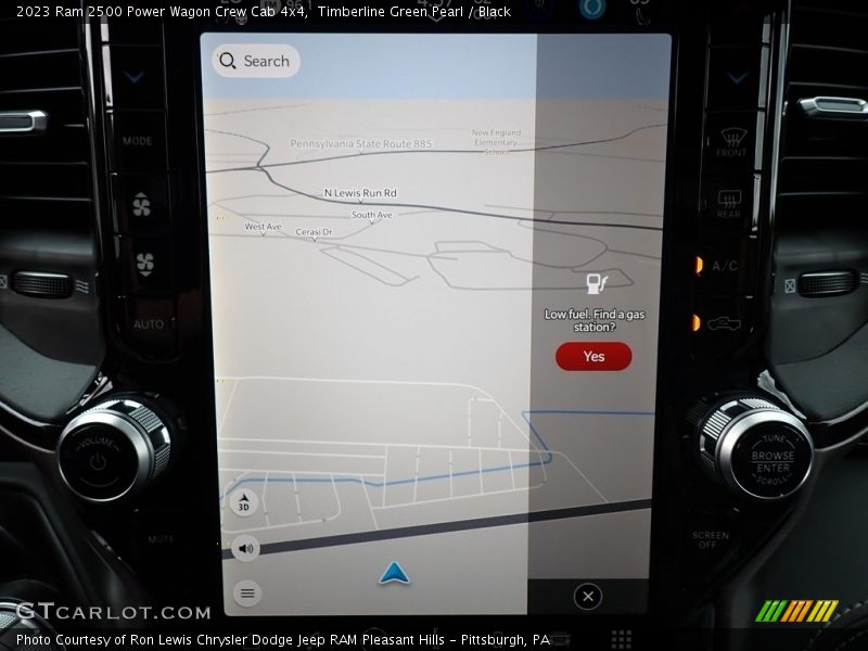 Navigation of 2023 2500 Power Wagon Crew Cab 4x4