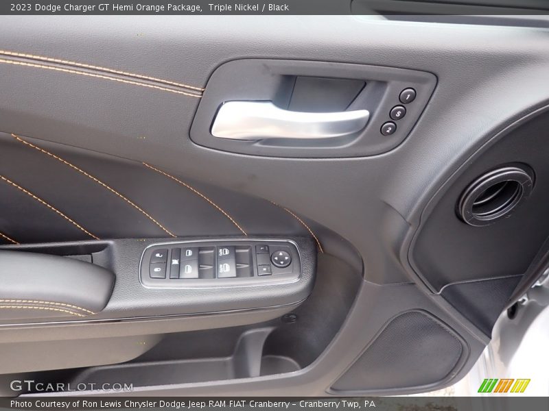 Triple Nickel / Black 2023 Dodge Charger GT Hemi Orange Package