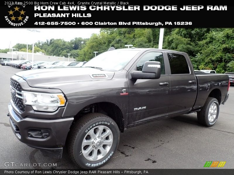 Granite Crystal Metallic / Black 2023 Ram 2500 Big Horn Crew Cab 4x4