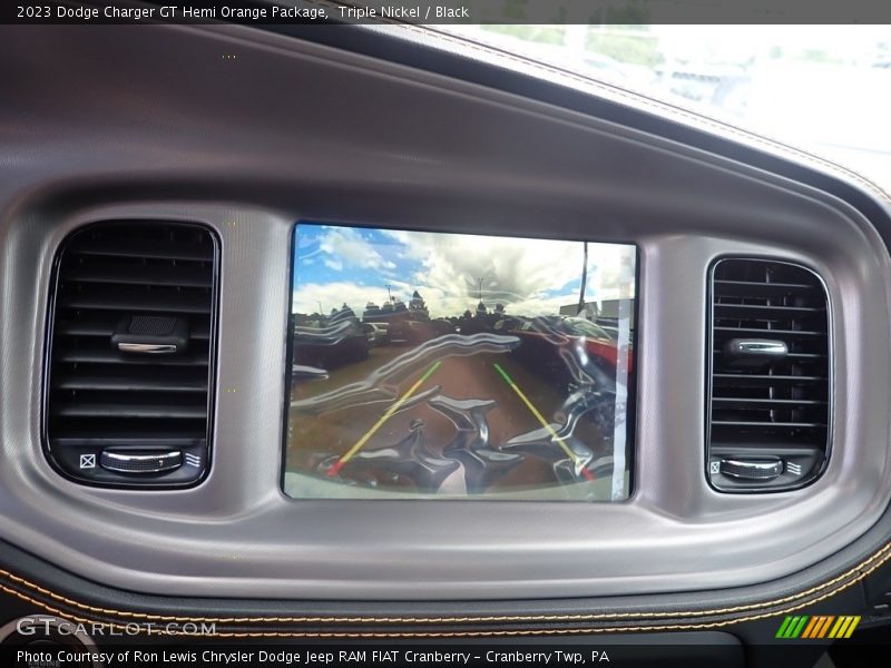 Triple Nickel / Black 2023 Dodge Charger GT Hemi Orange Package