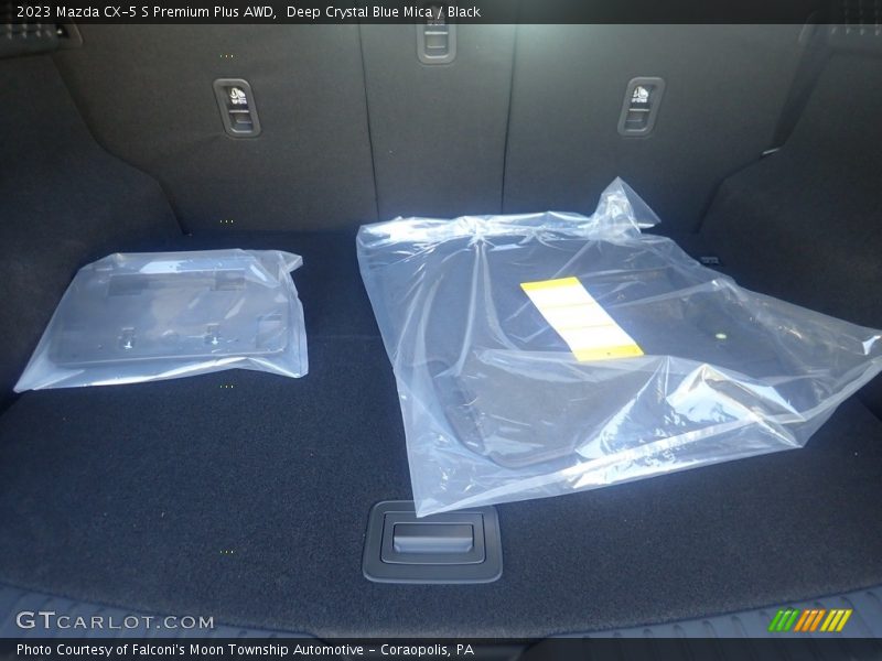 Deep Crystal Blue Mica / Black 2023 Mazda CX-5 S Premium Plus AWD