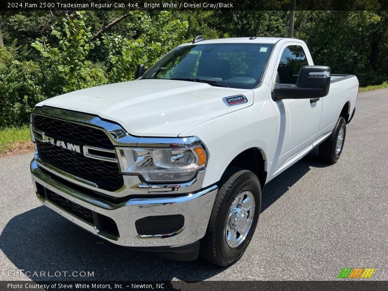 Bright White / Diesel Gray/Black 2024 Ram 2500 Tradesman Regular Cab 4x4