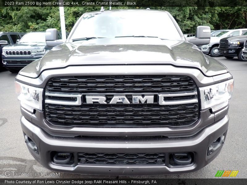 Granite Crystal Metallic / Black 2023 Ram 2500 Big Horn Crew Cab 4x4