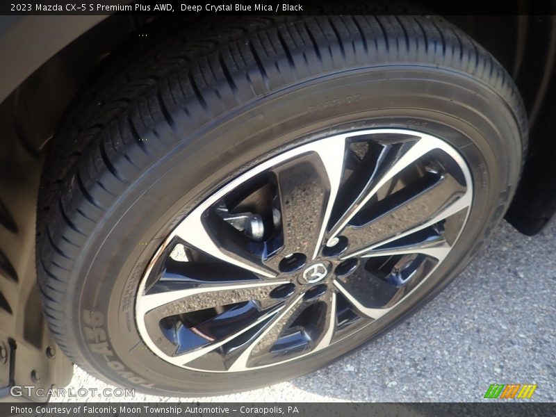 Deep Crystal Blue Mica / Black 2023 Mazda CX-5 S Premium Plus AWD