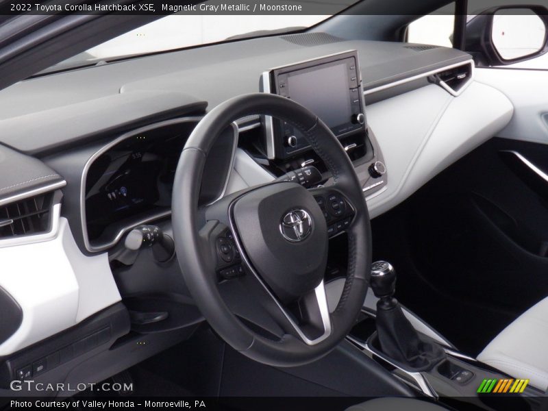 Dashboard of 2022 Corolla Hatchback XSE