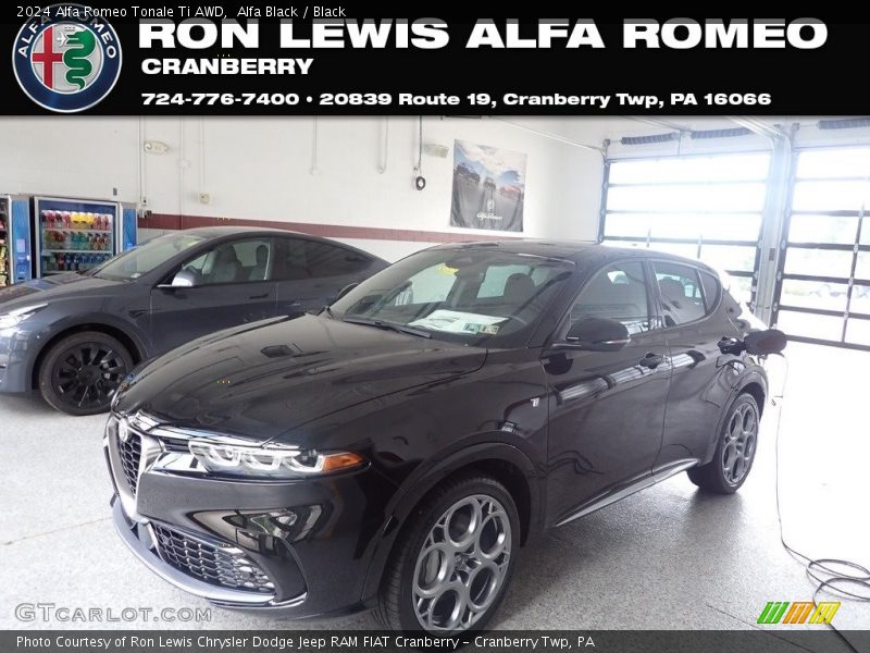 Alfa Black / Black 2024 Alfa Romeo Tonale Ti AWD