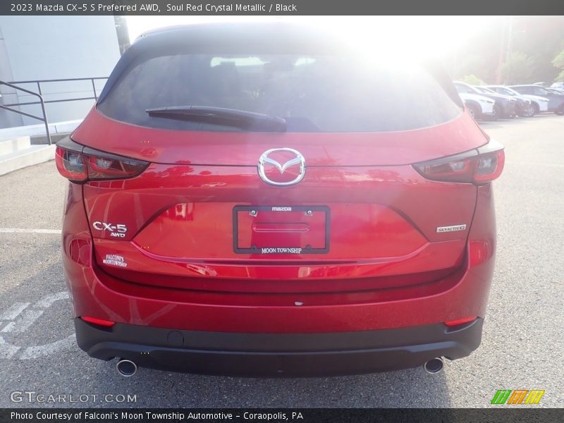Soul Red Crystal Metallic / Black 2023 Mazda CX-5 S Preferred AWD