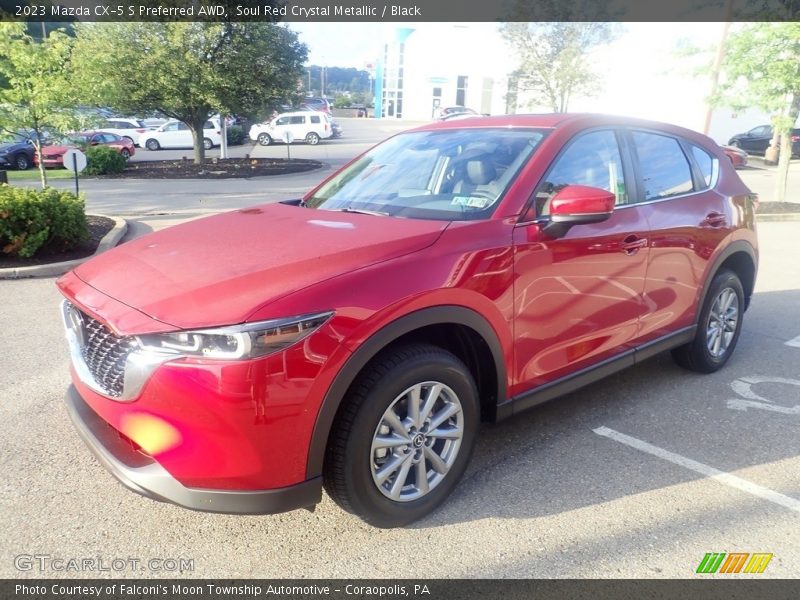 Soul Red Crystal Metallic / Black 2023 Mazda CX-5 S Preferred AWD
