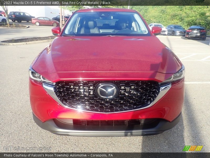 Soul Red Crystal Metallic / Black 2023 Mazda CX-5 S Preferred AWD