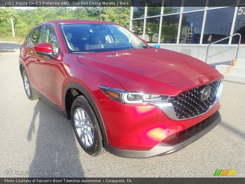 Soul Red Crystal Metallic / Black 2023 Mazda CX-5 S Preferred AWD