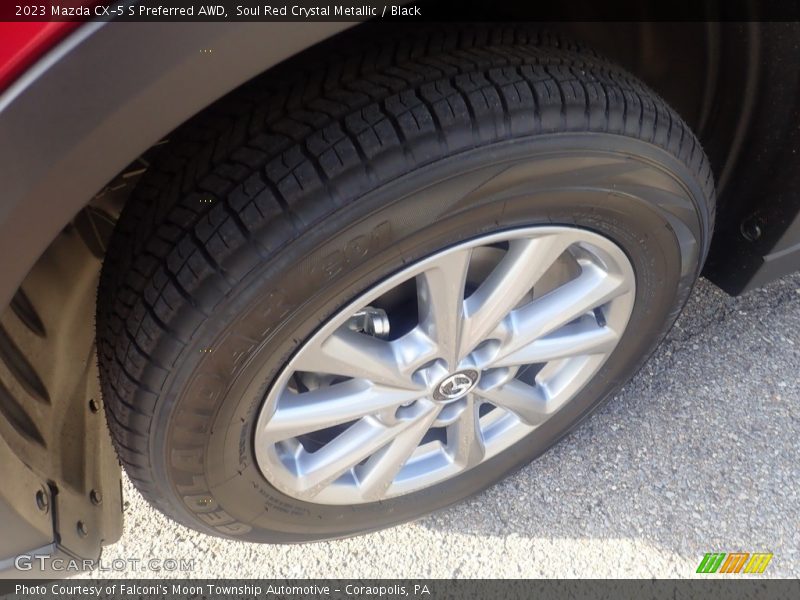 Soul Red Crystal Metallic / Black 2023 Mazda CX-5 S Preferred AWD