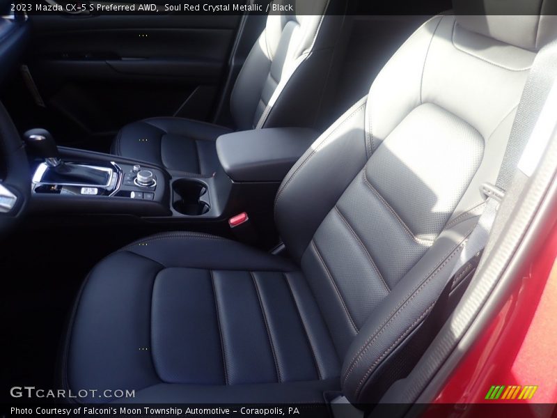 Soul Red Crystal Metallic / Black 2023 Mazda CX-5 S Preferred AWD