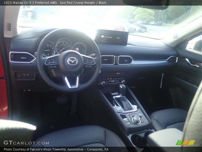 Soul Red Crystal Metallic / Black 2023 Mazda CX-5 S Preferred AWD