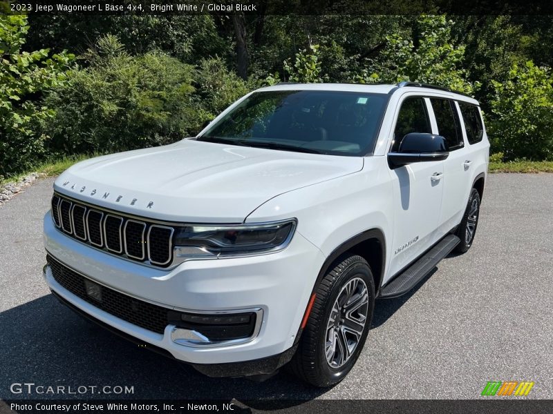 Bright White / Global Black 2023 Jeep Wagoneer L Base 4x4