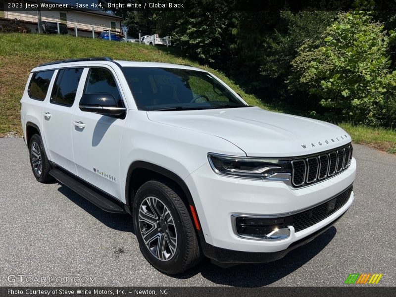 Bright White / Global Black 2023 Jeep Wagoneer L Base 4x4