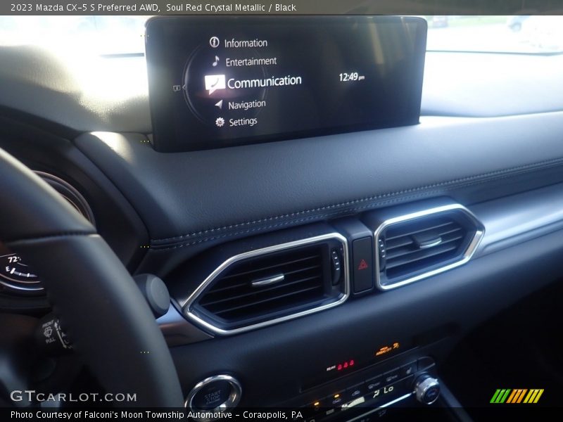 Soul Red Crystal Metallic / Black 2023 Mazda CX-5 S Preferred AWD