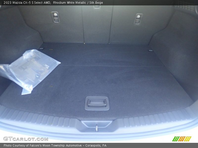 Rhodium White Metallic / Silk Beige 2023 Mazda CX-5 S Select AWD