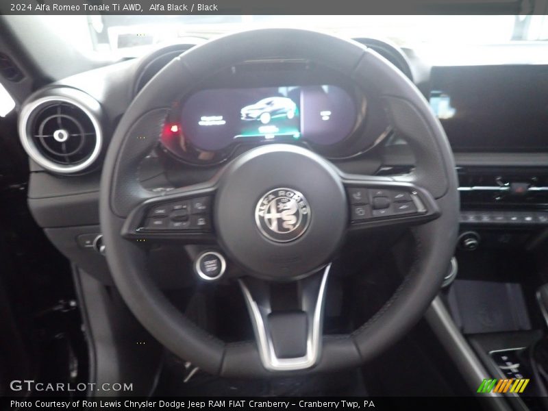 Alfa Black / Black 2024 Alfa Romeo Tonale Ti AWD