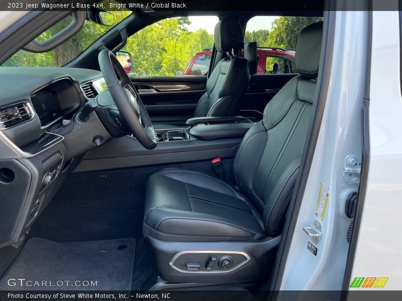 Bright White / Global Black 2023 Jeep Wagoneer L Base 4x4