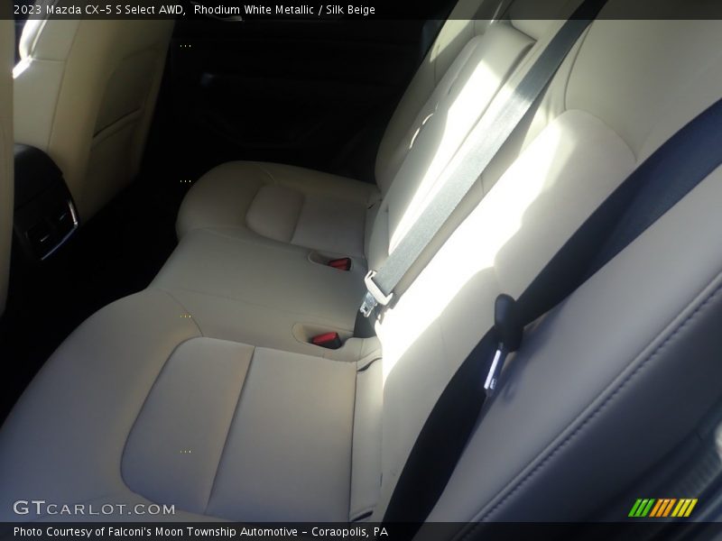 Rhodium White Metallic / Silk Beige 2023 Mazda CX-5 S Select AWD