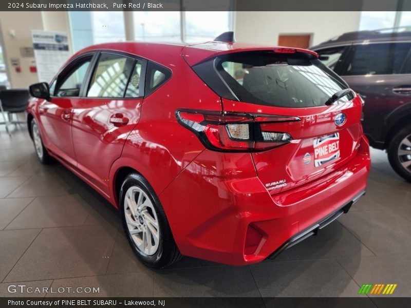 Pure Red / Black 2024 Subaru Impreza Hatchback