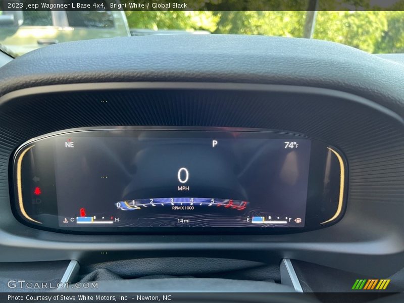 Bright White / Global Black 2023 Jeep Wagoneer L Base 4x4