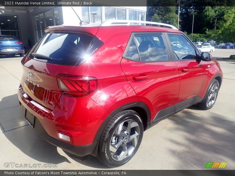 Ultimate Red / Black 2023 Hyundai Venue Limited