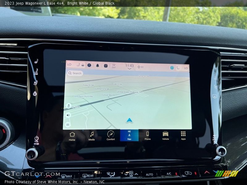 Bright White / Global Black 2023 Jeep Wagoneer L Base 4x4