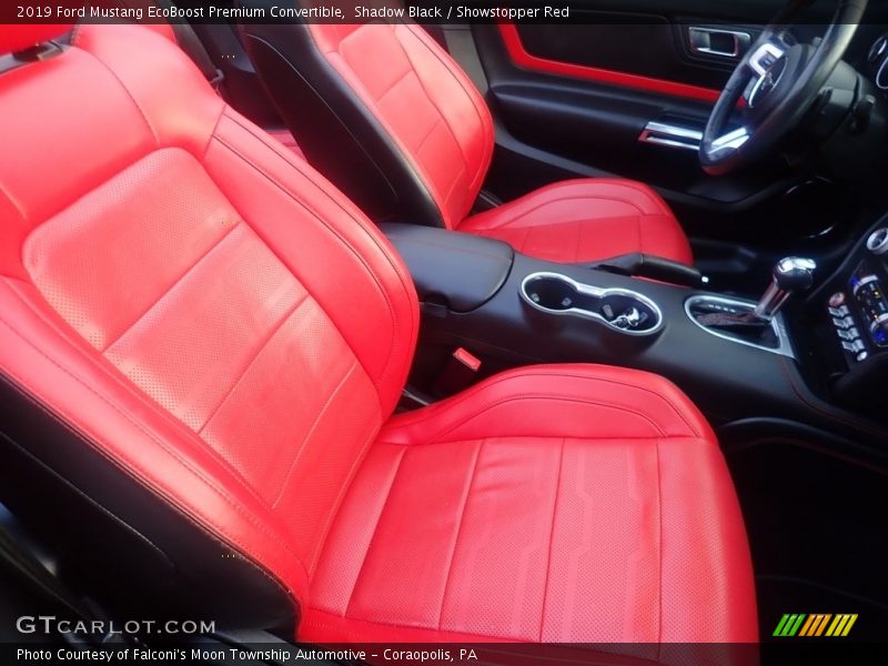 Front Seat of 2019 Mustang EcoBoost Premium Convertible