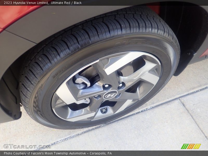 Ultimate Red / Black 2023 Hyundai Venue Limited