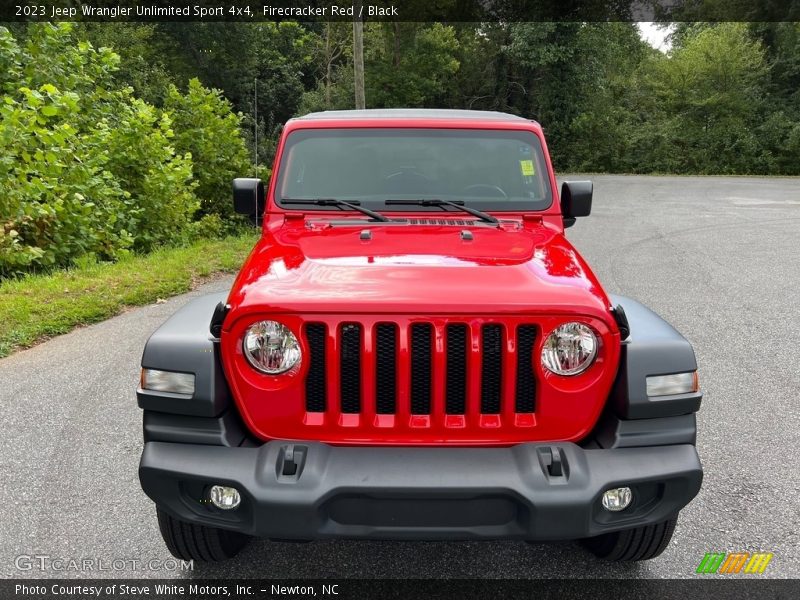 Firecracker Red / Black 2023 Jeep Wrangler Unlimited Sport 4x4