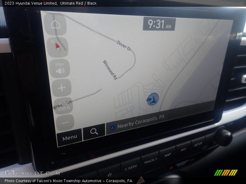 Ultimate Red / Black 2023 Hyundai Venue Limited