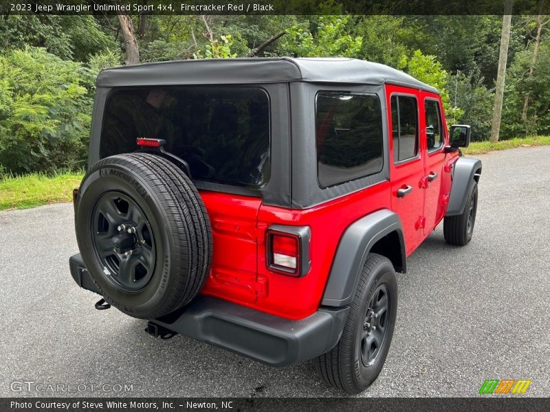 Firecracker Red / Black 2023 Jeep Wrangler Unlimited Sport 4x4