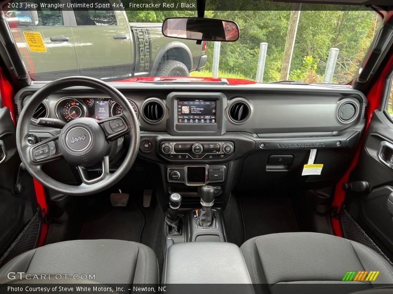 Black Interior - 2023 Wrangler Unlimited Sport 4x4 