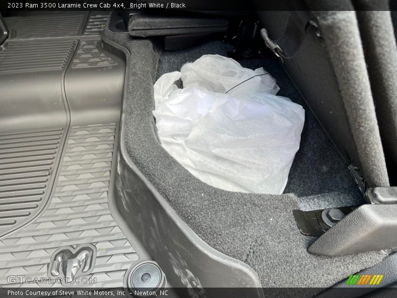 Bright White / Black 2023 Ram 3500 Laramie Crew Cab 4x4