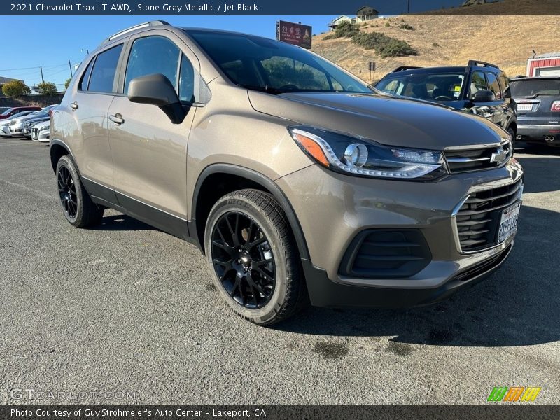 Stone Gray Metallic / Jet Black 2021 Chevrolet Trax LT AWD