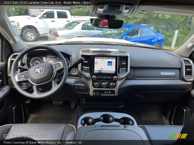 Dashboard of 2023 3500 Laramie Crew Cab 4x4