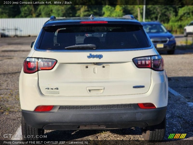White / Black 2020 Jeep Compass Latitude 4x4