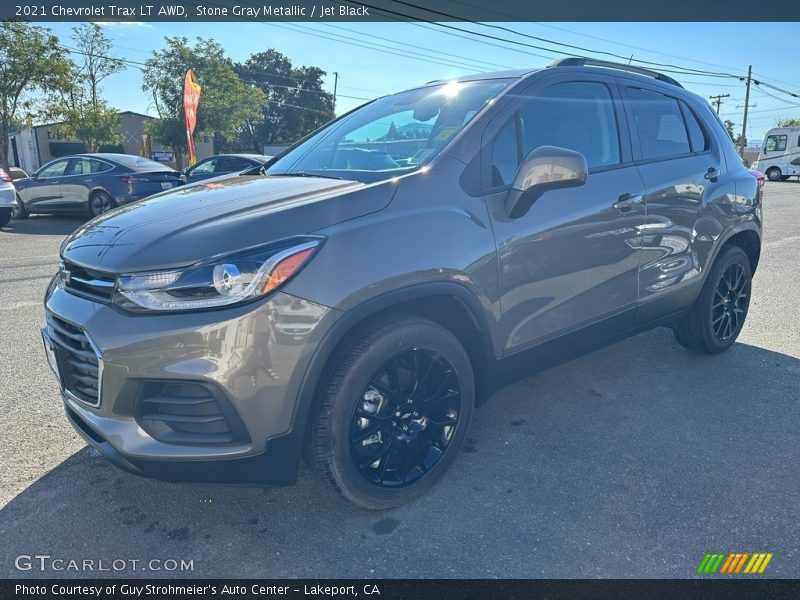 Stone Gray Metallic / Jet Black 2021 Chevrolet Trax LT AWD