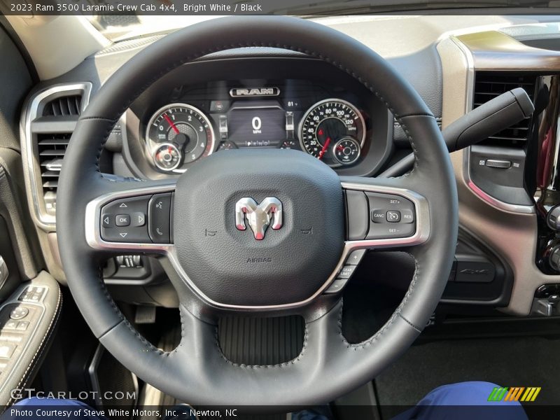  2023 3500 Laramie Crew Cab 4x4 Steering Wheel