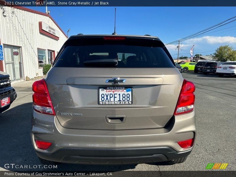 Stone Gray Metallic / Jet Black 2021 Chevrolet Trax LT AWD