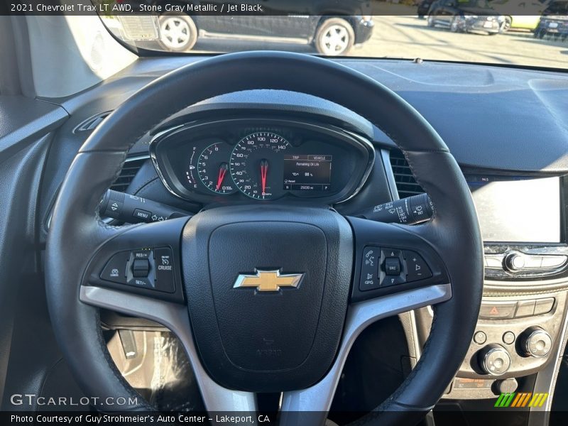 Stone Gray Metallic / Jet Black 2021 Chevrolet Trax LT AWD