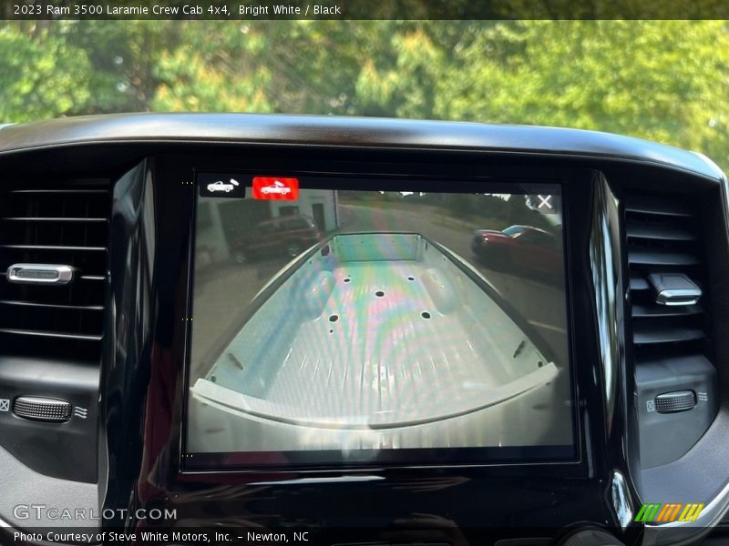 Bright White / Black 2023 Ram 3500 Laramie Crew Cab 4x4
