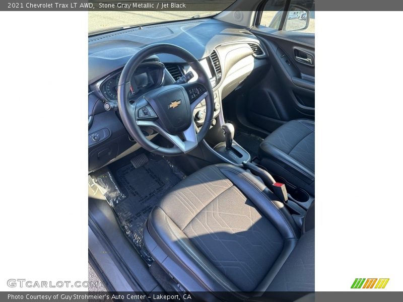 Stone Gray Metallic / Jet Black 2021 Chevrolet Trax LT AWD