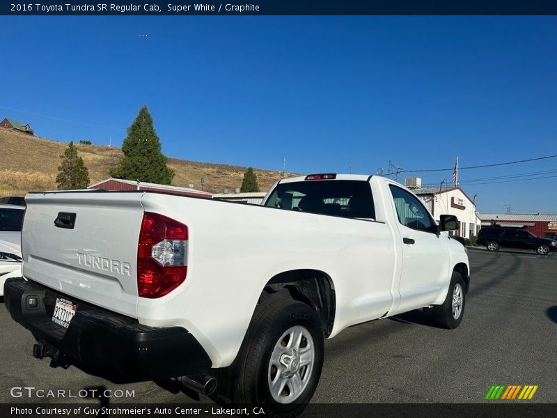 Super White / Graphite 2016 Toyota Tundra SR Regular Cab