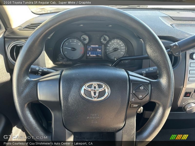 Super White / Graphite 2016 Toyota Tundra SR Regular Cab