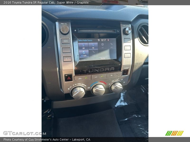 Super White / Graphite 2016 Toyota Tundra SR Regular Cab